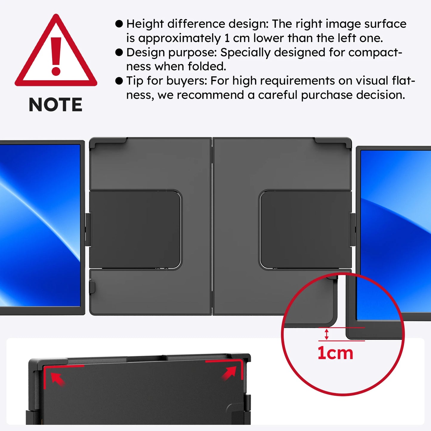 Dopesplay Triple Screen Laptop Extender for Mac and Windows