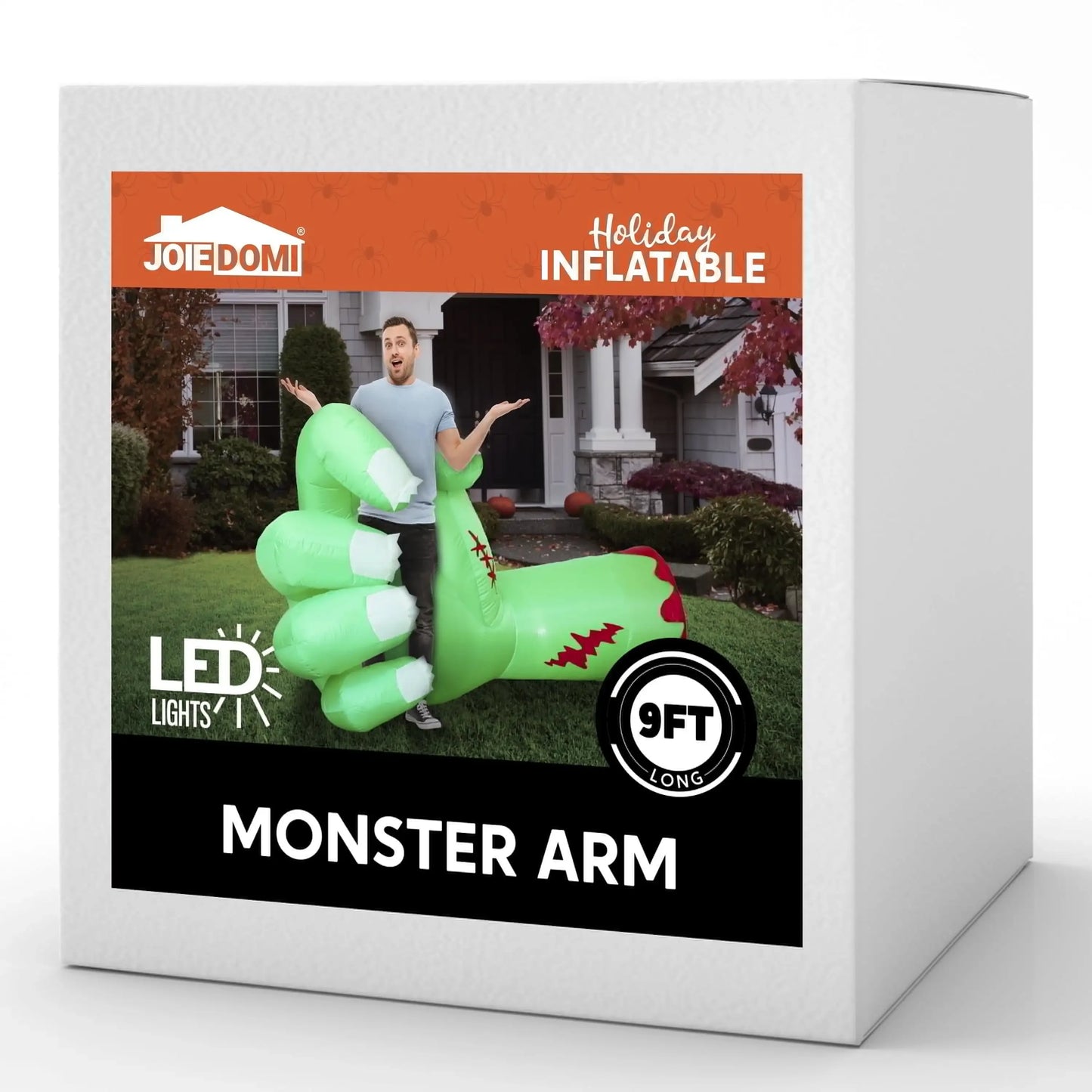 Joyfy Zombie Arm Inflatable With LEDs Outdoor Halloween Decoration