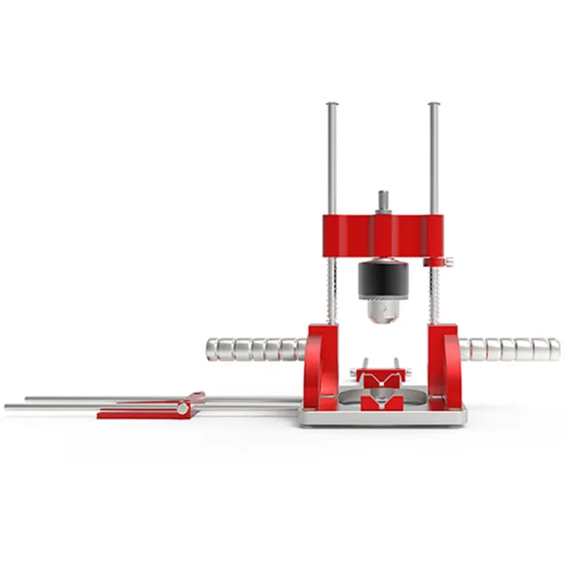 Woodworking Aluminum Multi Angle Drill Guide With Handles And Hole Punch Locator
