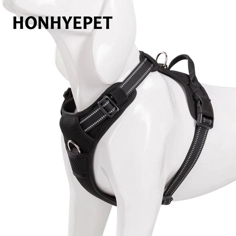 TRUELOVE Dog Harness Reflective Outdoor Safety Chest Strap