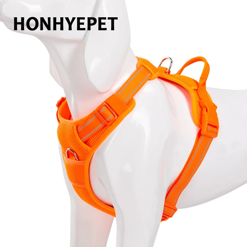 TRUELOVE Dog Harness Reflective Outdoor Safety Chest Strap