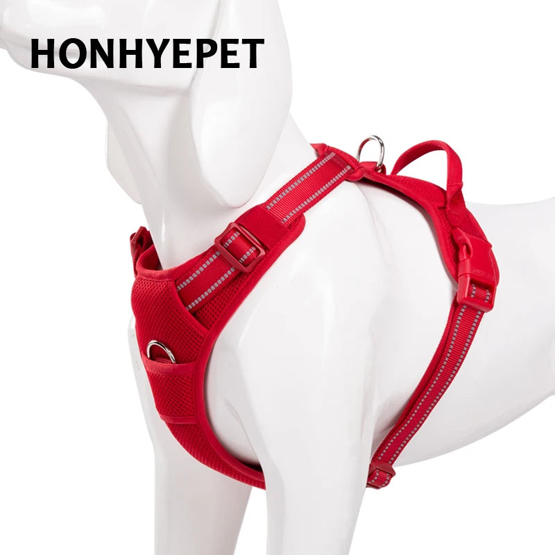 TRUELOVE Dog Harness Reflective Outdoor Safety Chest Strap