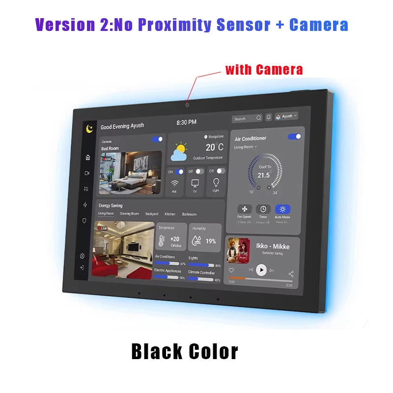 Android POE Tablet Wall Mount Smart Home Control Panel