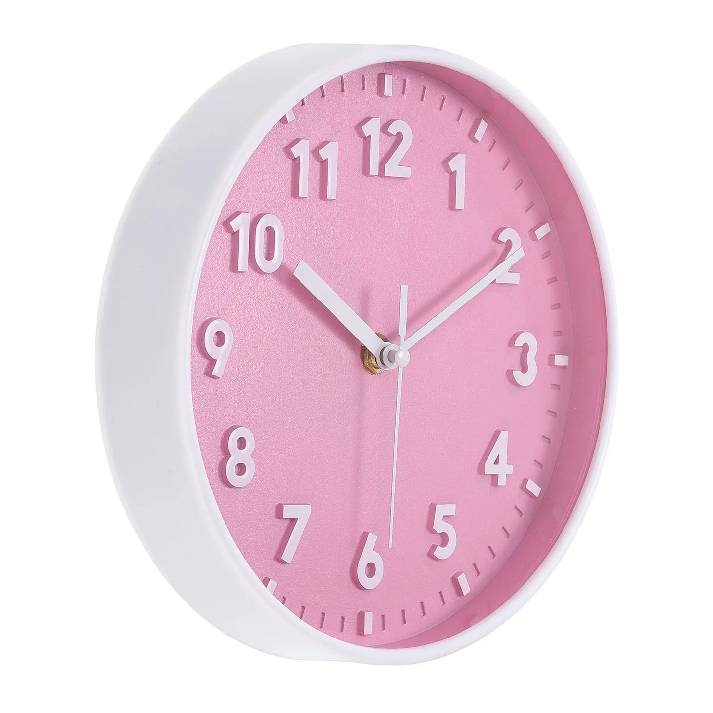 UXCELL Silent Quartz Wall Clock Battery Operated 3D Numbers