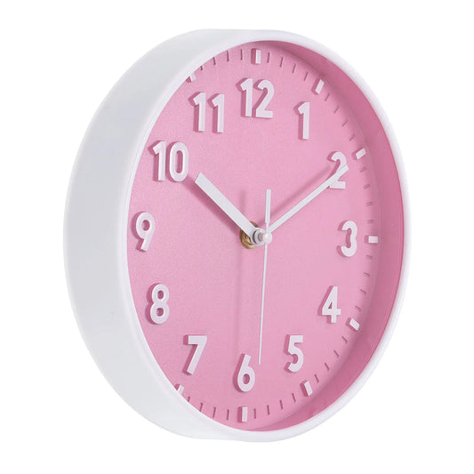 UXCELL Silent Quartz Wall Clock Battery Operated 3D Numbers