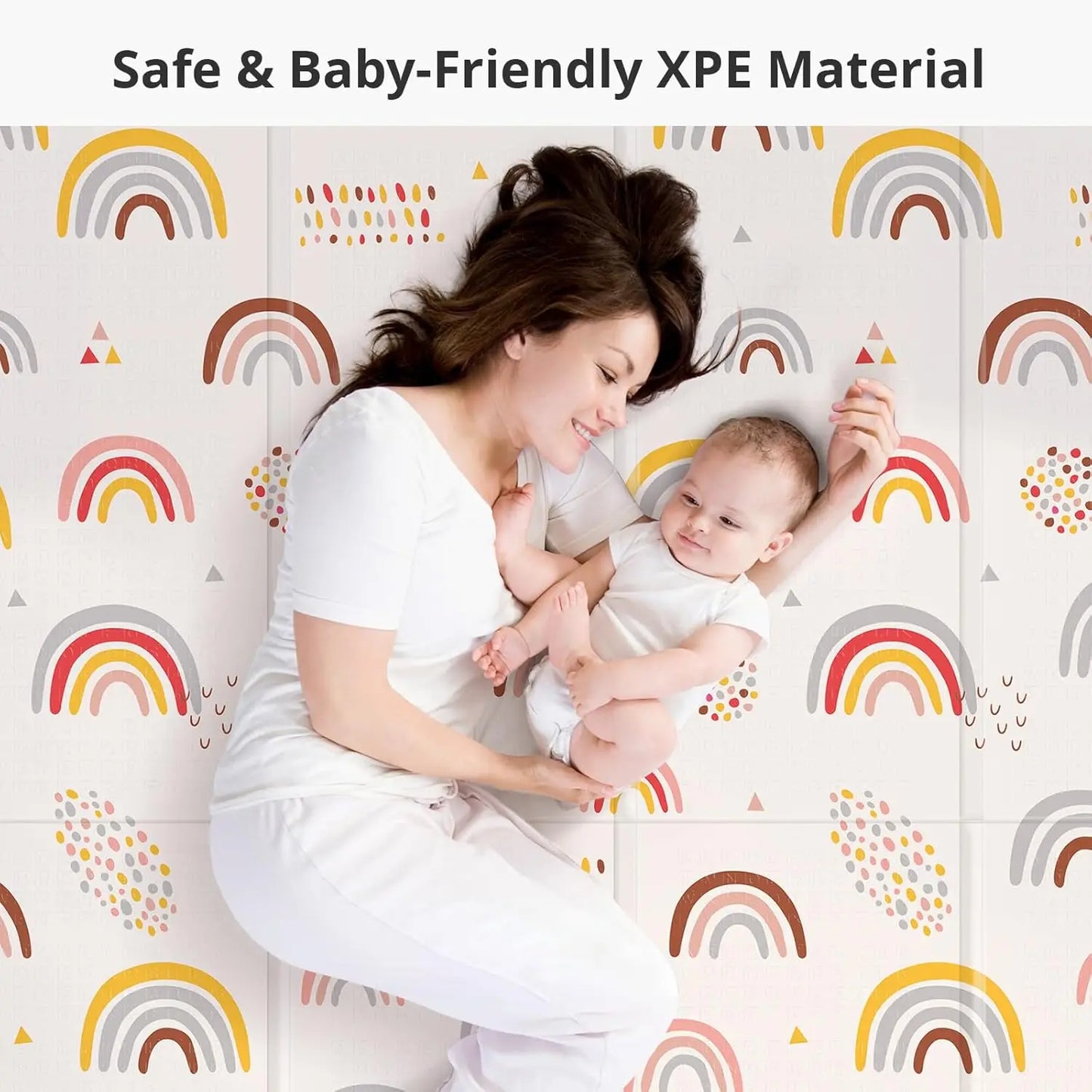 Foldable Baby Play Mat Safe Foam Tummy Time Surface