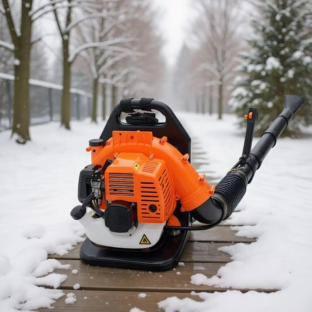 Gas Powered Backpack Leaf Blower With Adjustable 2-Stroke Engine