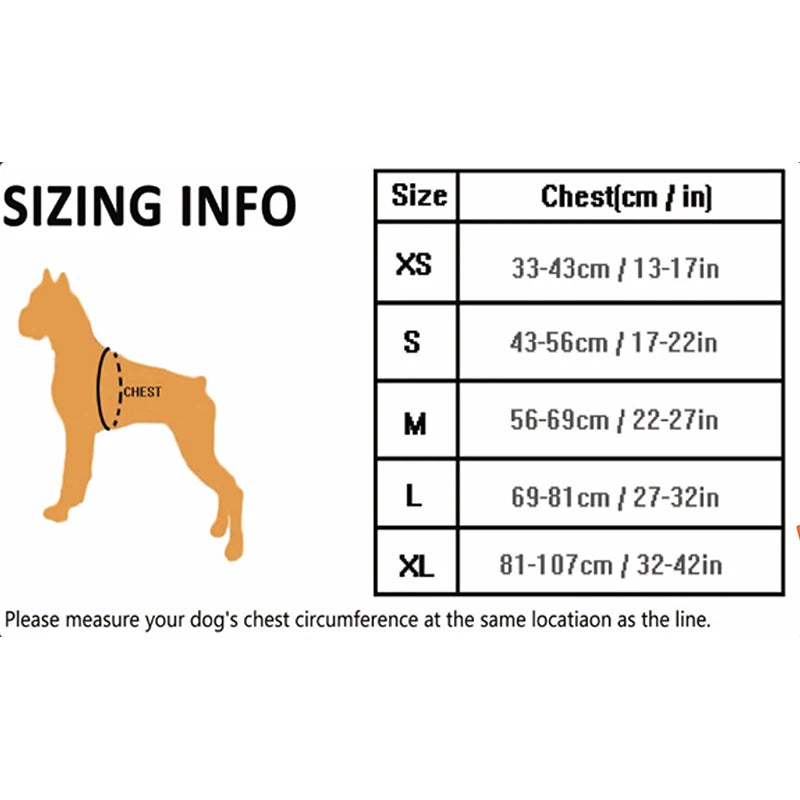 TRUELOVE Dog Harness Reflective Outdoor Safety Chest Strap
