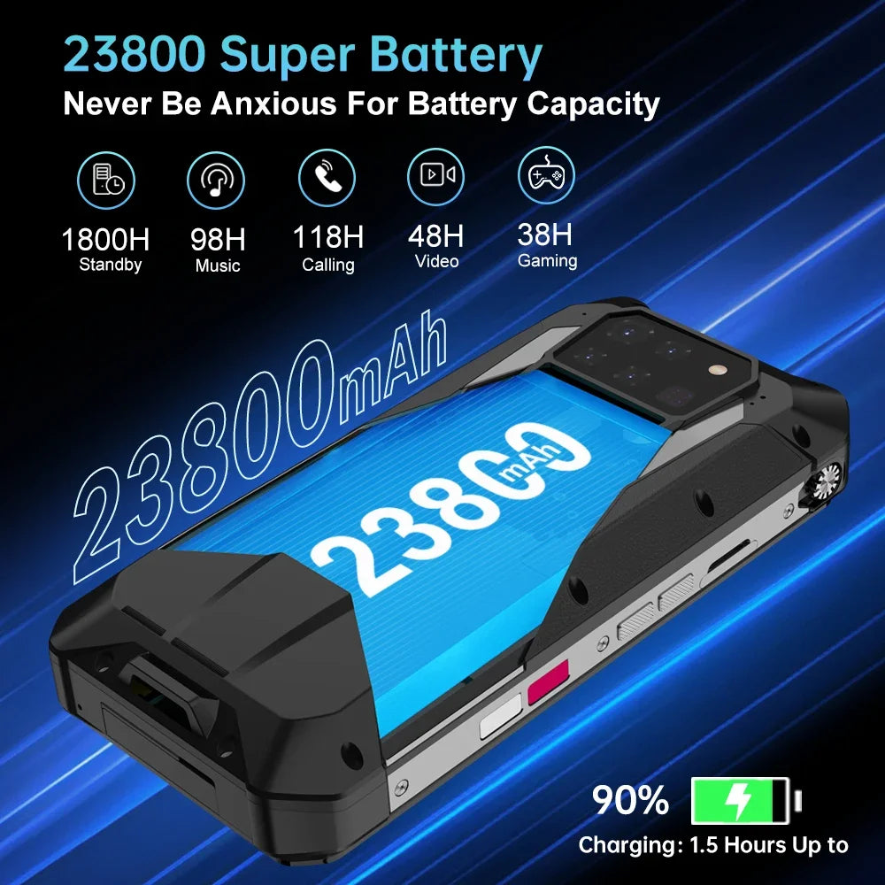 Unihertz Tank 3 Pro Rugged Projector Smartphone 5G Android 14
