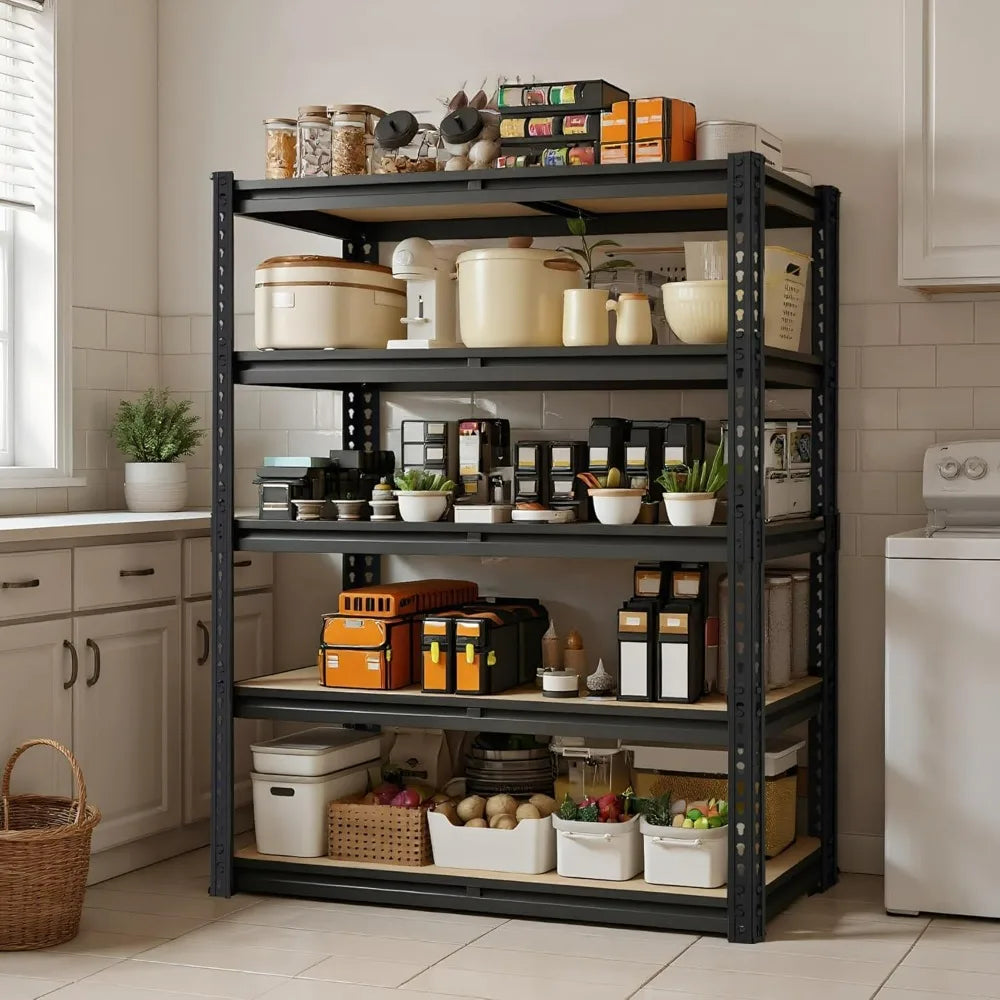 Heavy Duty Garage Shelving Rack 2400 LBS Metal Storage