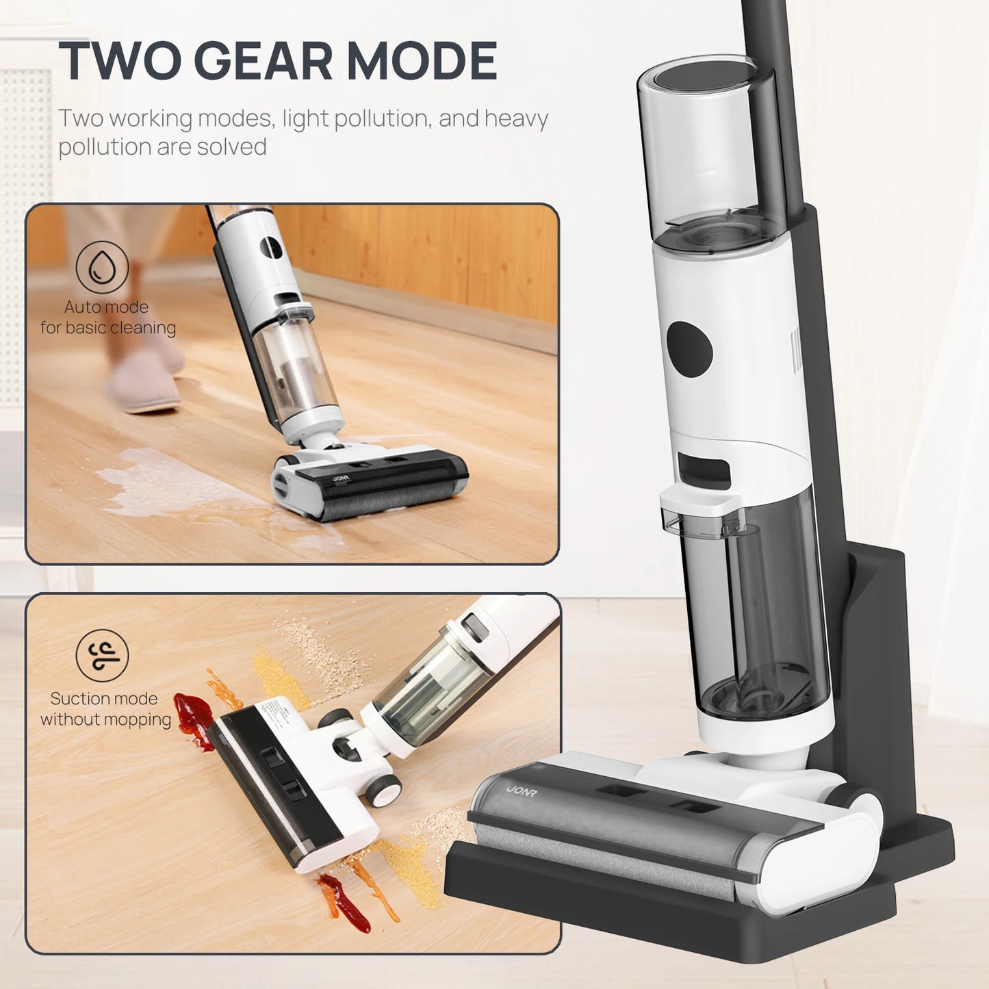 JONR ED12 Wet Dry Smart Vacuum Cleaner Wireless Floor Washing