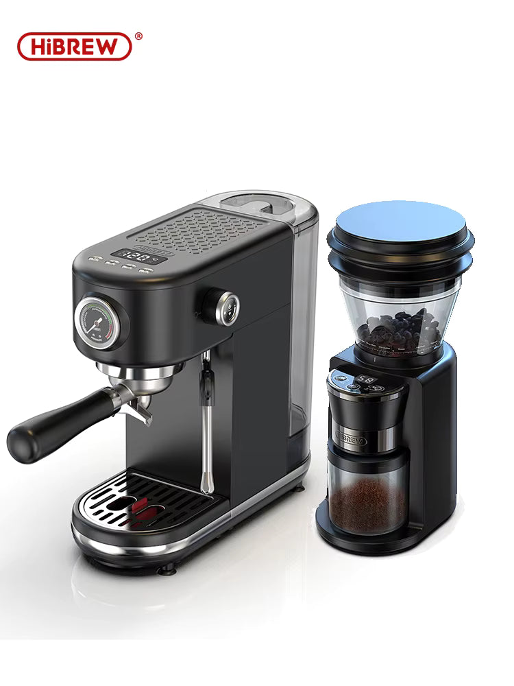 HiBREW 20Bar Semi Automatic Espresso Machine Temperature Adjustable Cappuccino