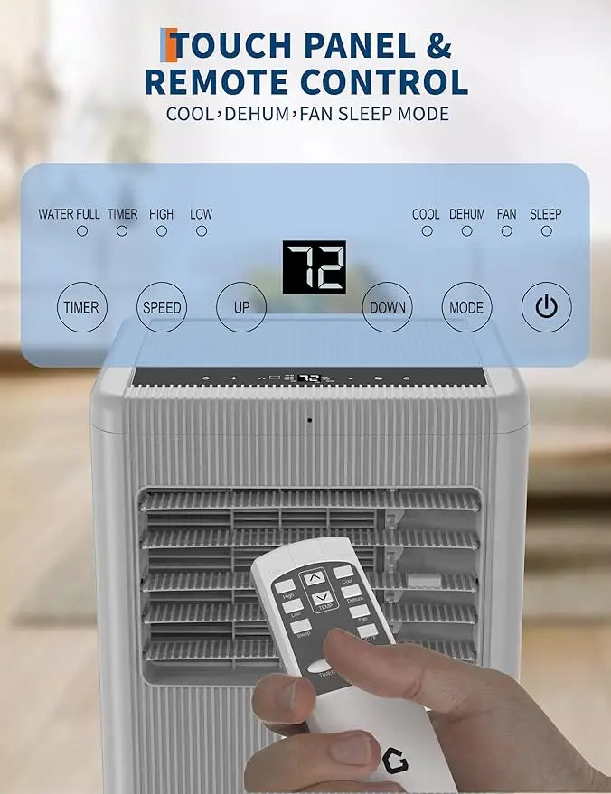 Acekool Smart Portable Air Conditioner With Dehumidifier And Fan