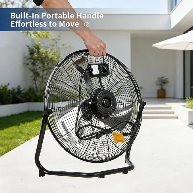 Acekool Industrial Floor Fan 3 Speed High Velocity Cooling