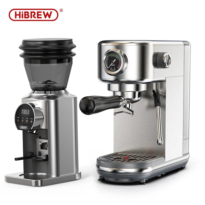 HiBREW 20Bar Semi Automatic Espresso Machine Temperature Adjustable Cappuccino