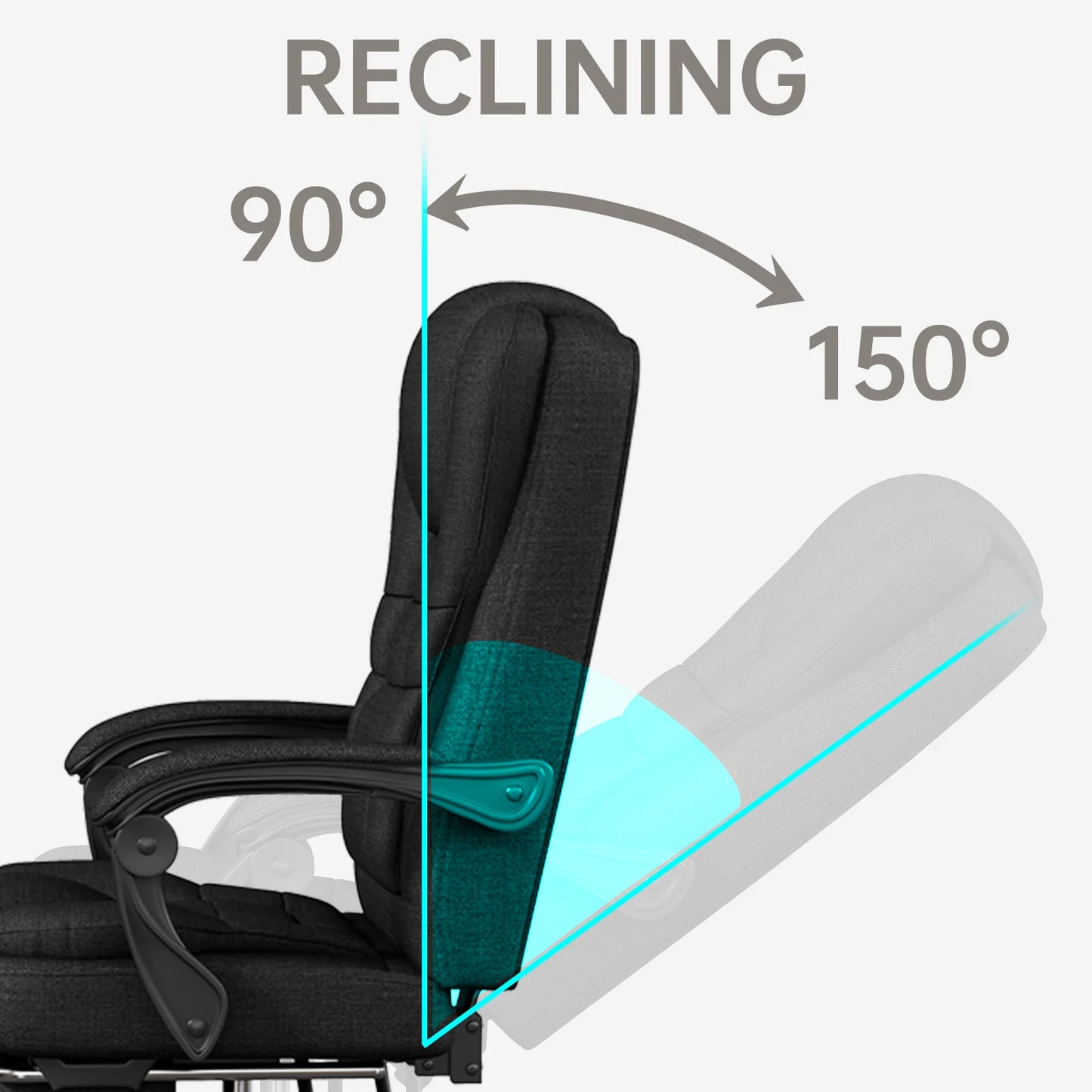Sitmod Ergonomic Executive Office Chair With Headrest And Lumbar Support