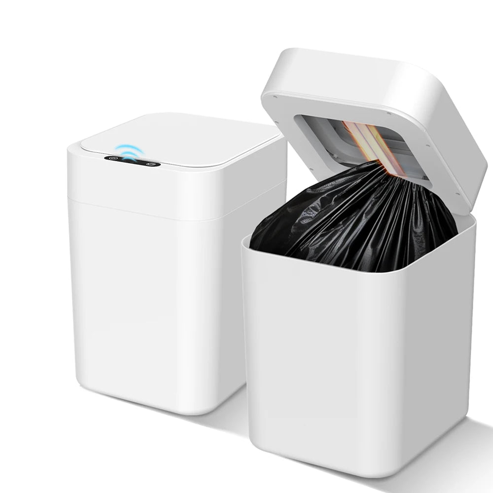 Automatic Touchless Trash Can With Motion Sensor And Self Sealing