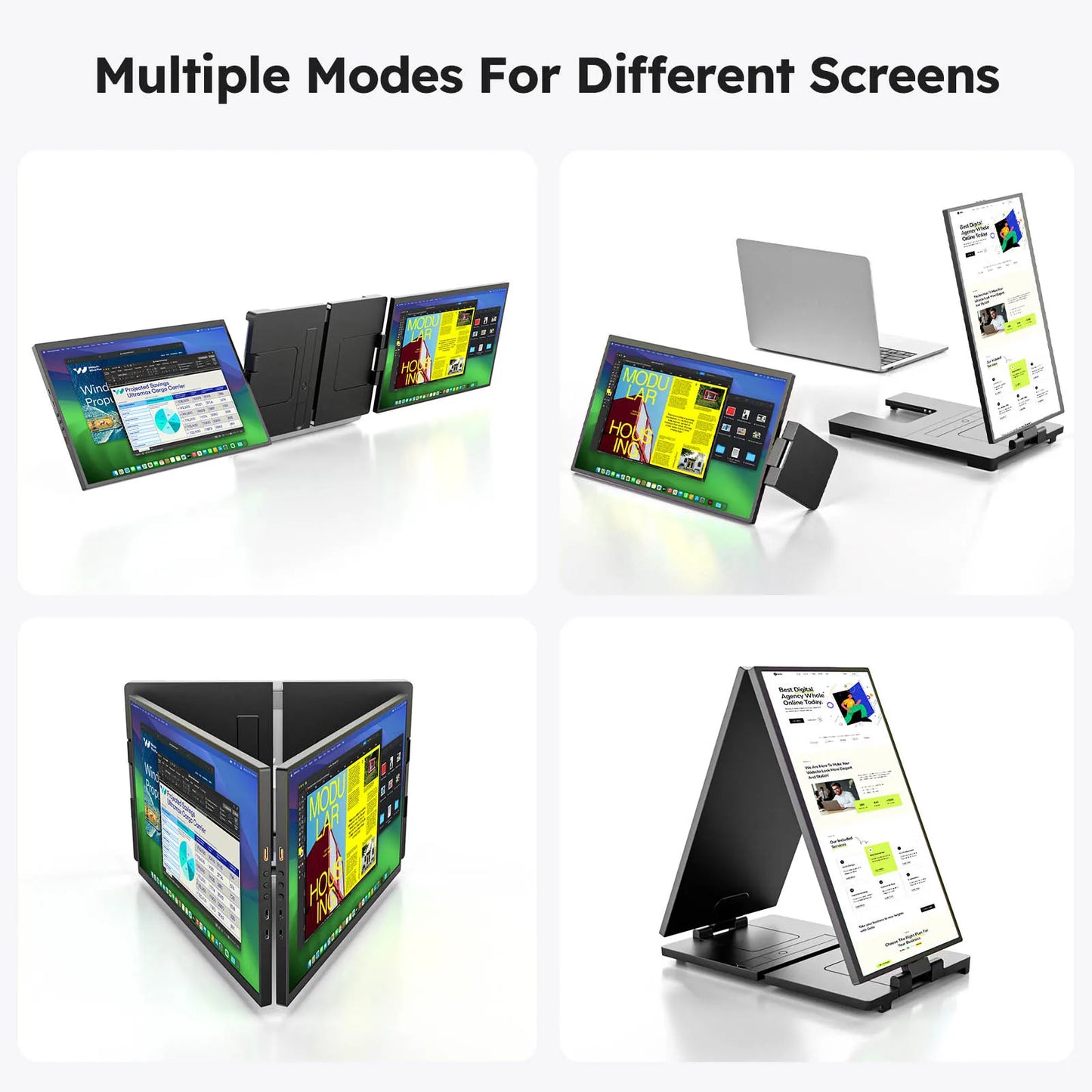 Dopesplay Triple Screen Laptop Extender for Mac and Windows