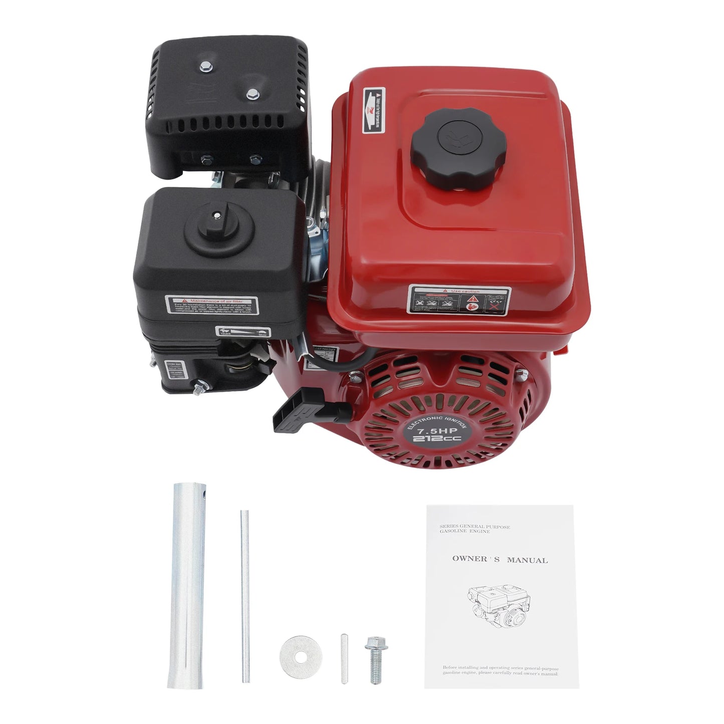 Gas Engine 7.5 HP 4 Stroke 212cc For Pumps Generators