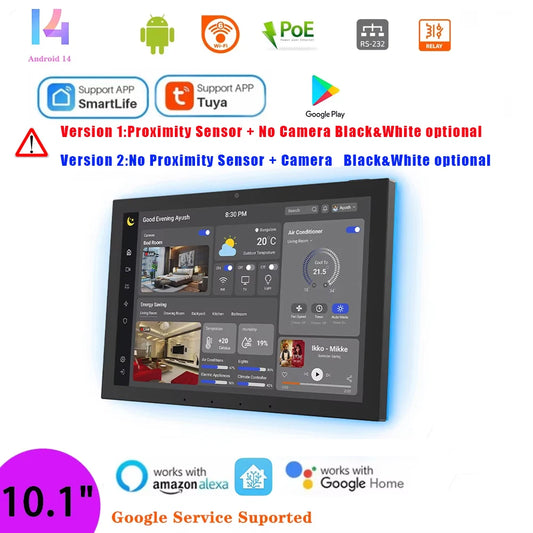Android POE Tablet Wall Mount Smart Home Control Panel