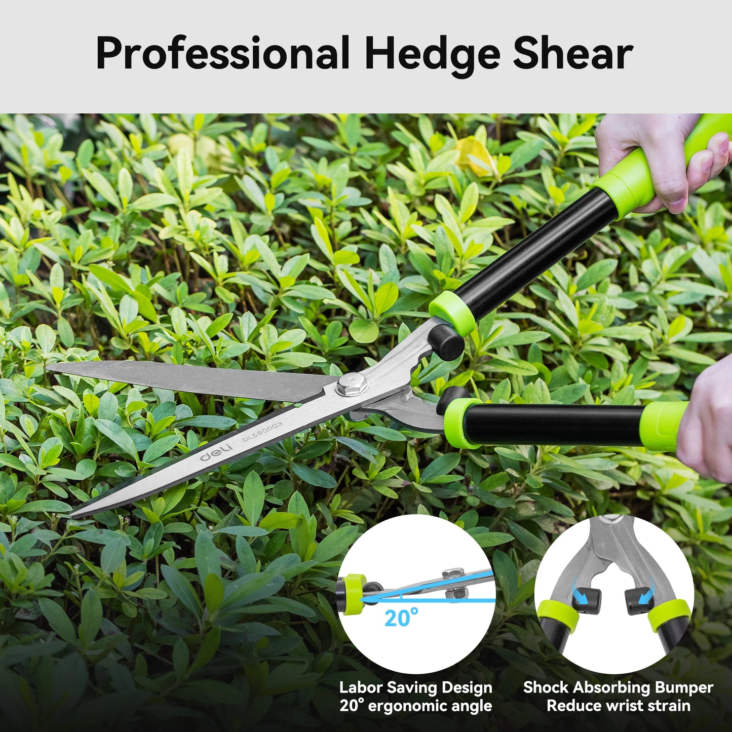 Deli 3-Piece Loppers And Pruners Set For Garden Care