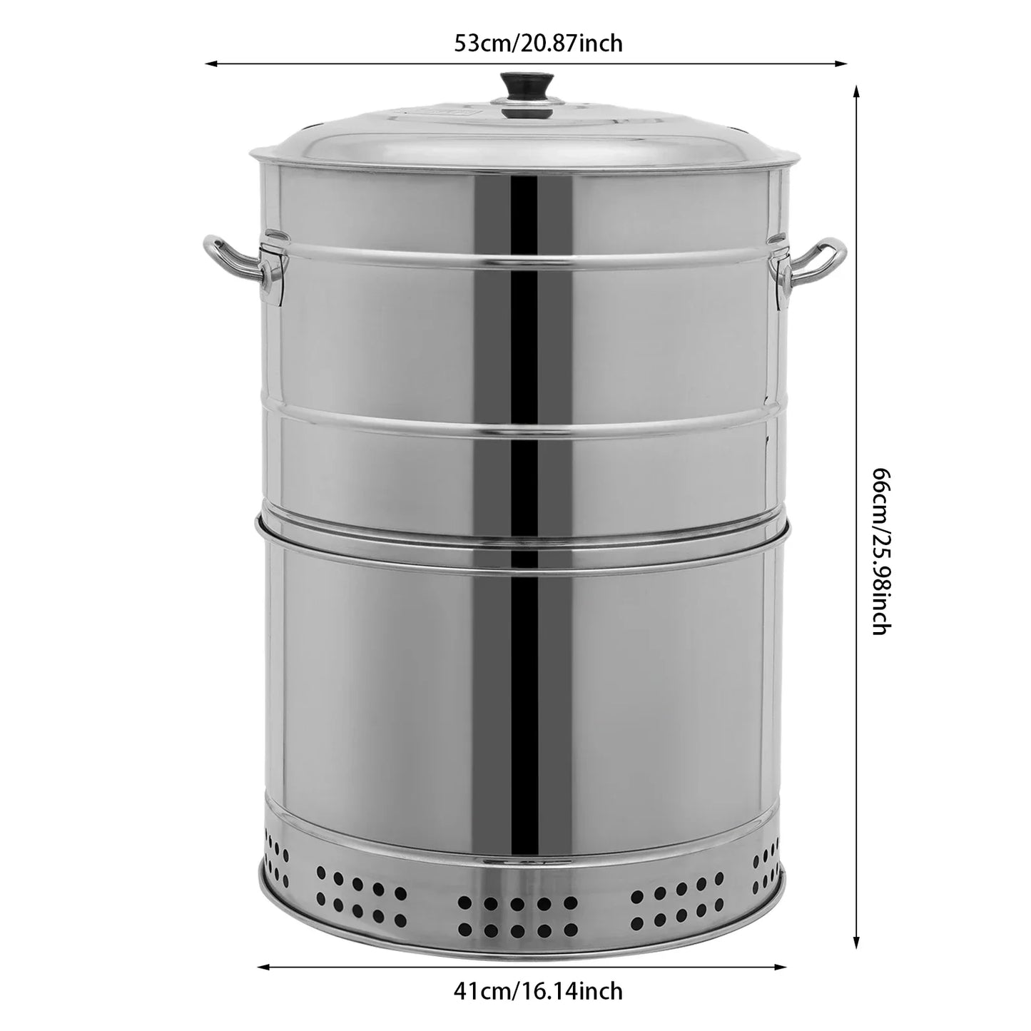Stainless Steel Charcoal Grill With 50 Skewers Camping