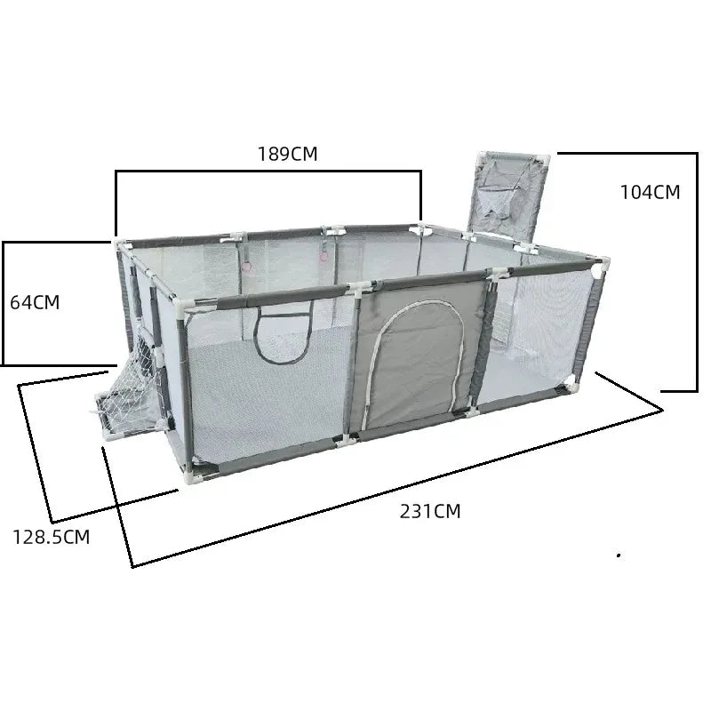 Na Baby Playground Playpen For Toddlers Thick Steel Pipes