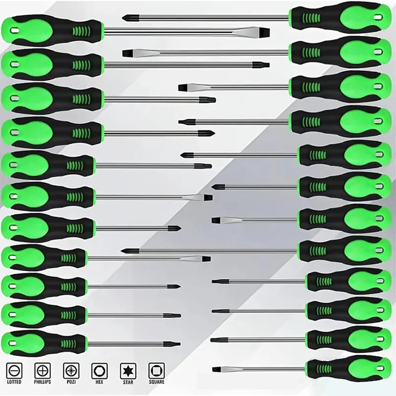 Insulated Magnetic Screwdriver Set With Plastic Holder