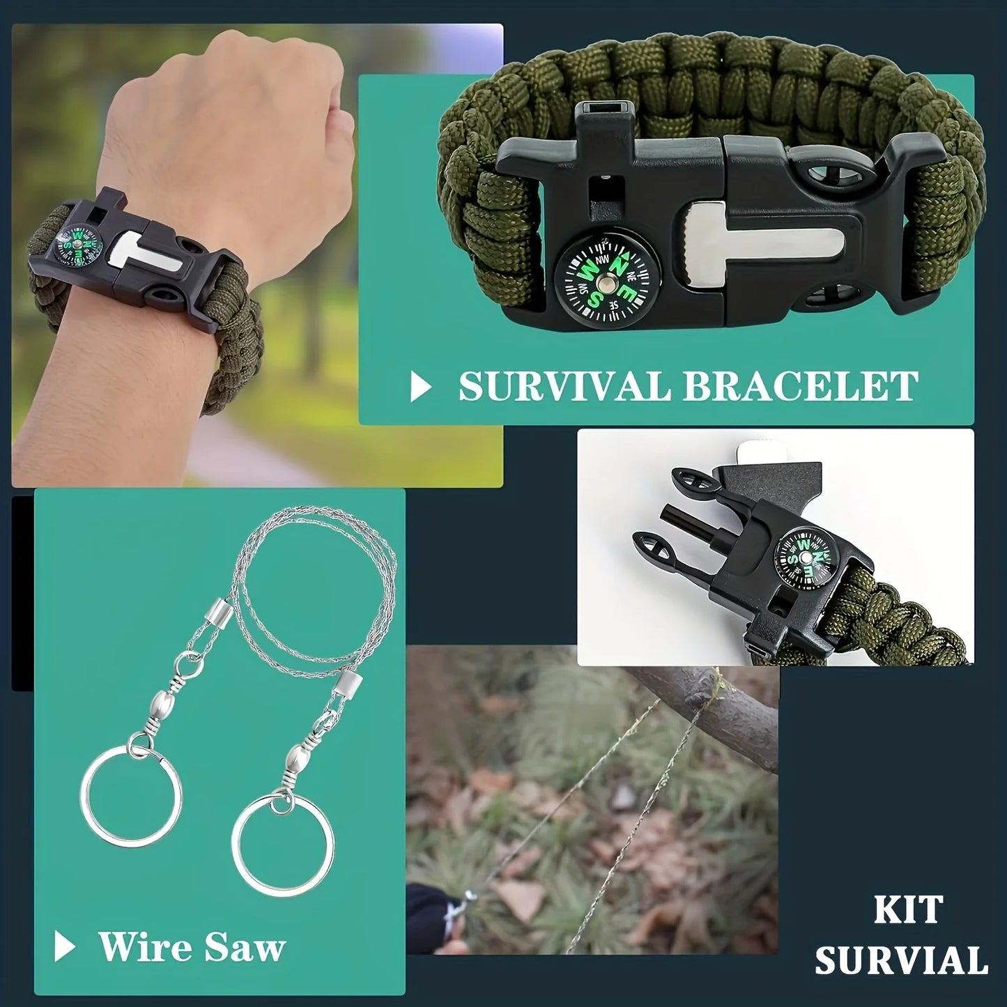 Ultimate Survival Gear Kit 20-in-1 Emergency Tools