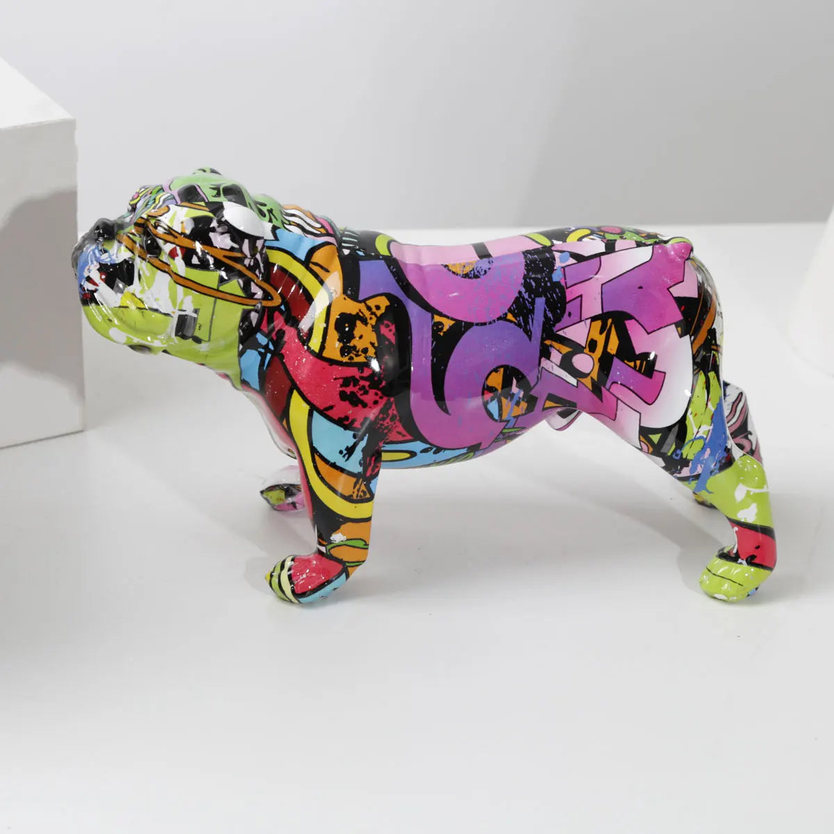 FLYuechun Ranan Bulldog Resin Ornament Modern Home Decor