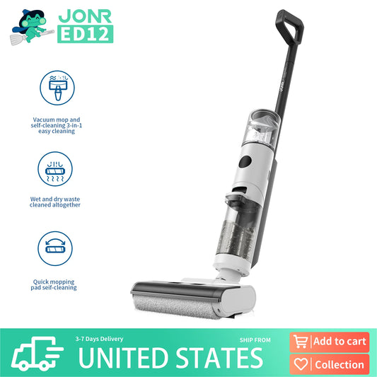 JONR ED12 Wet Dry Smart Vacuum Cleaner Wireless Floor Washing