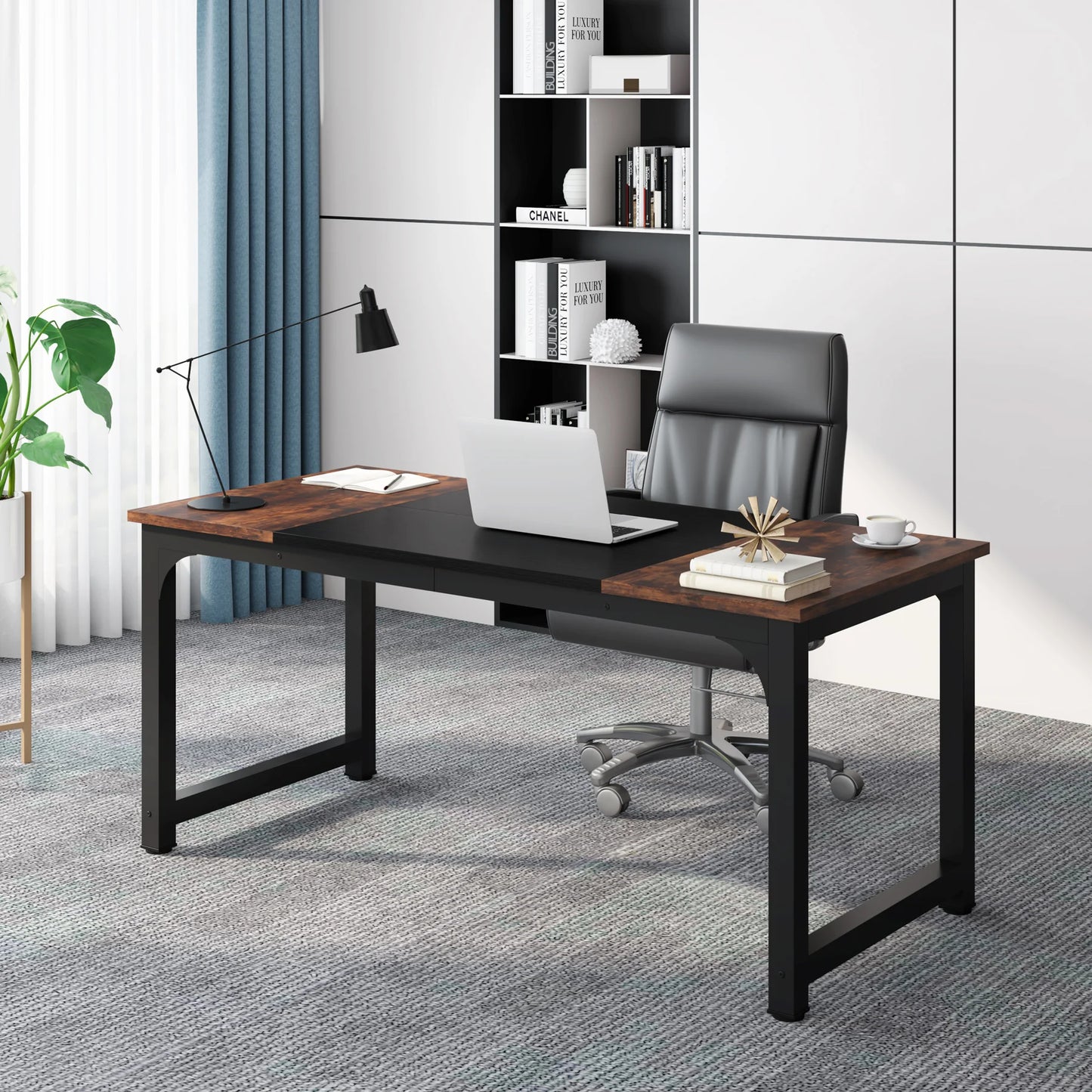 Tribesigns Large Office Desk Computer Table Workstation For Home Office