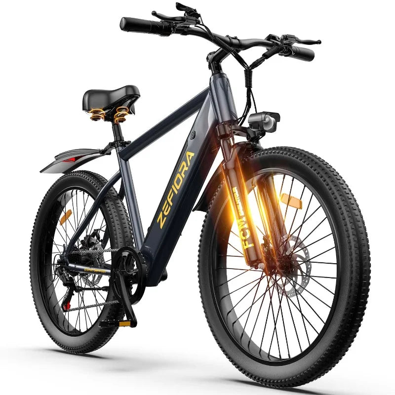 ZEFIORA Electric Bicycle 1000W 48V Aluminum Alloy Front Disc Brake