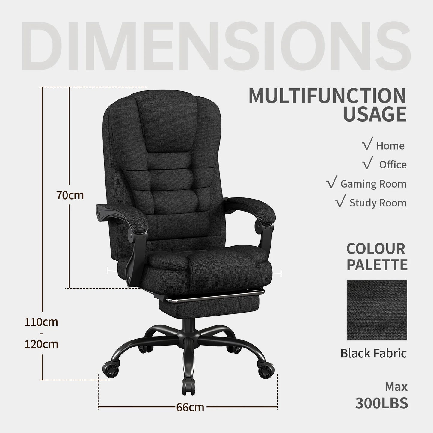 Sitmod Ergonomic Executive Office Chair With Headrest And Lumbar Support
