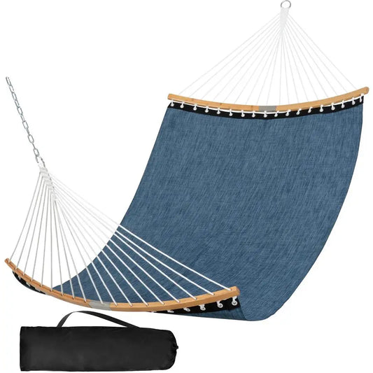Heavy Duty Two Person Curved Bar Hammock For Poolside Patio