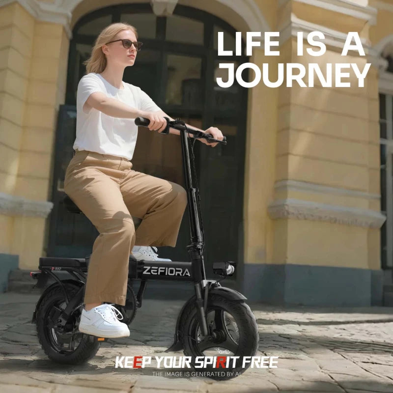 ZEFIORA Electric Bicycle 1000W 48V Aluminum Alloy Front Disc Brake