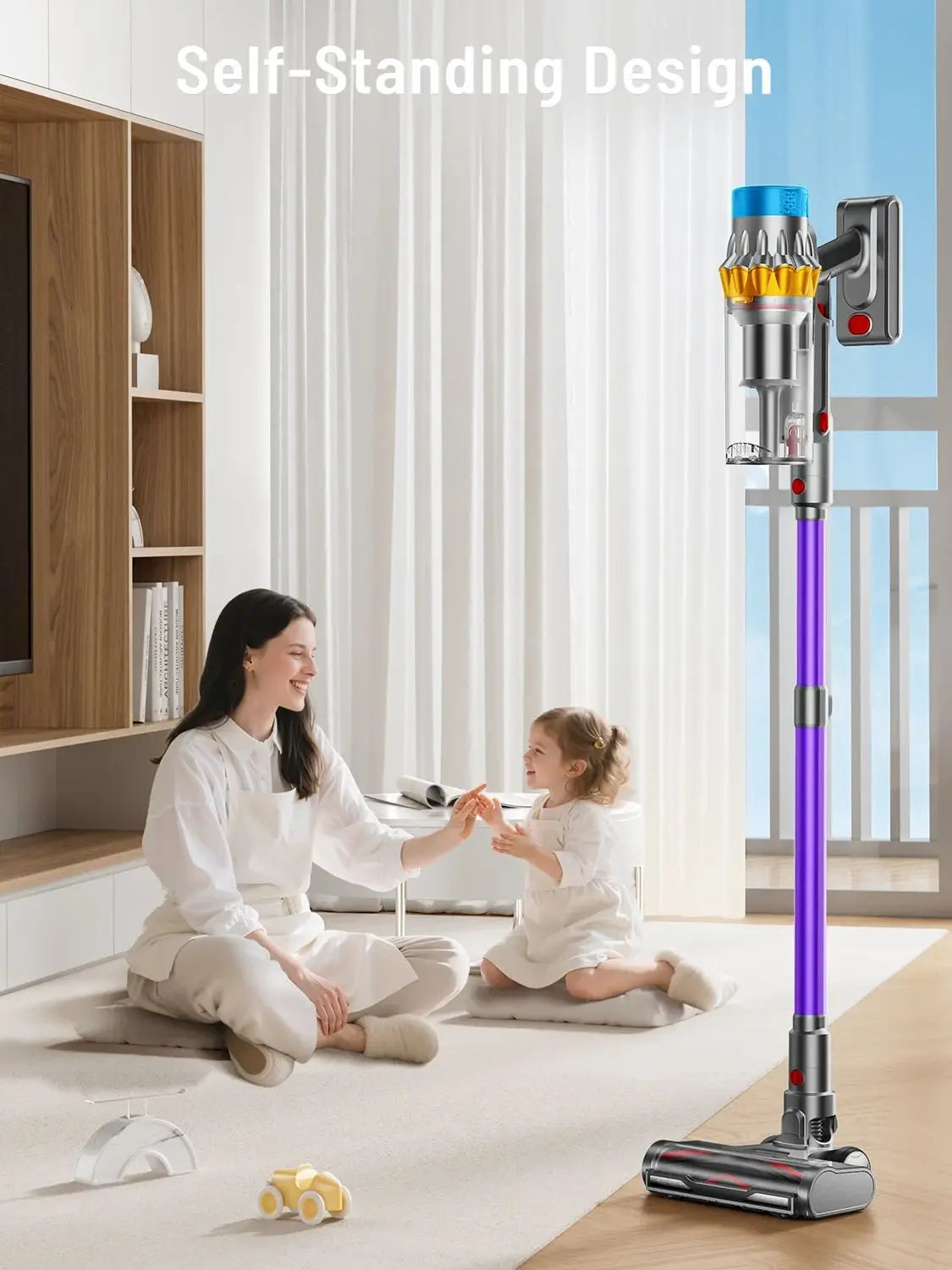 VAKERR X15 Pro 650W Cordless Vacuum For Pet Hair Cleaning