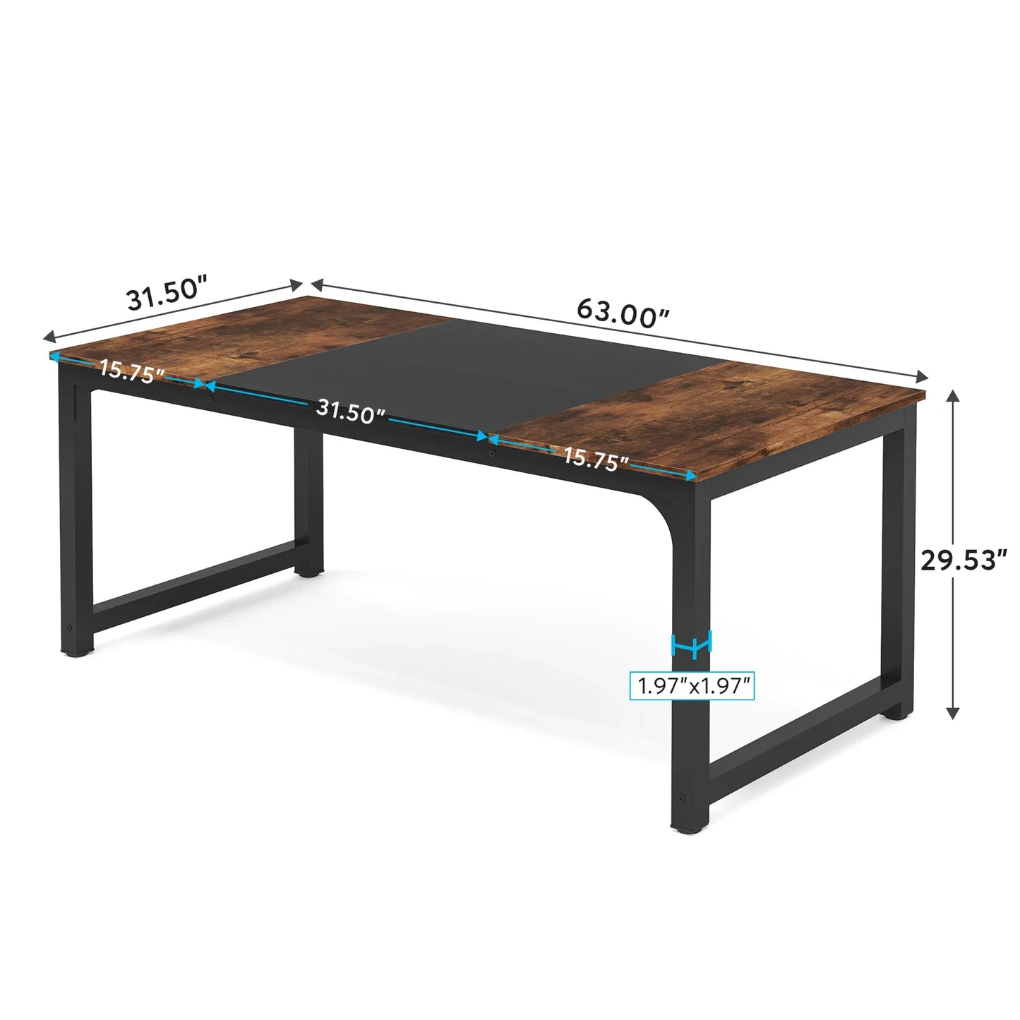 Tribesigns Large Office Desk Computer Table Workstation For Home Office
