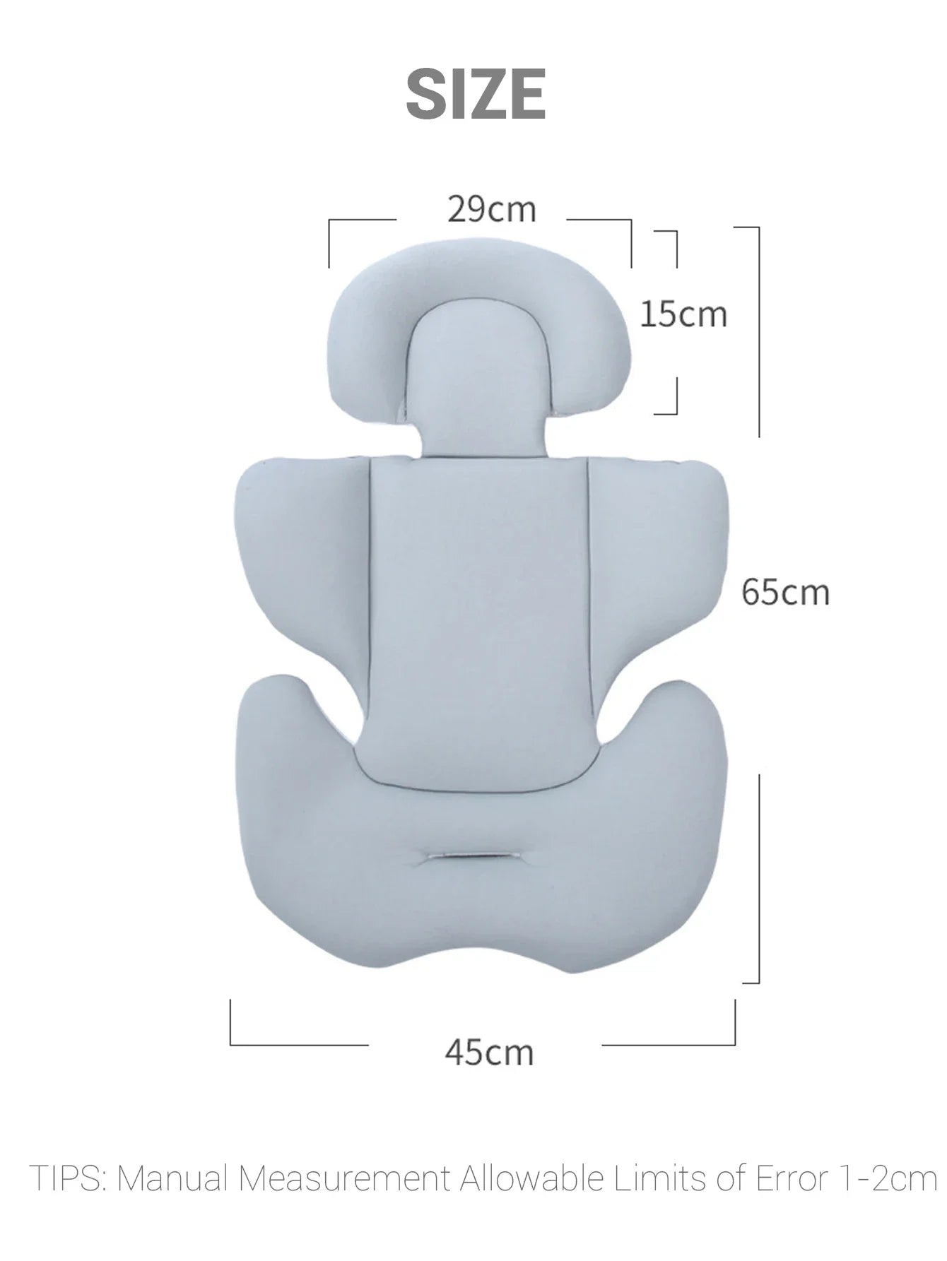 Baby Stroller Seat Cushion Thickened Cotton Breathable Liner