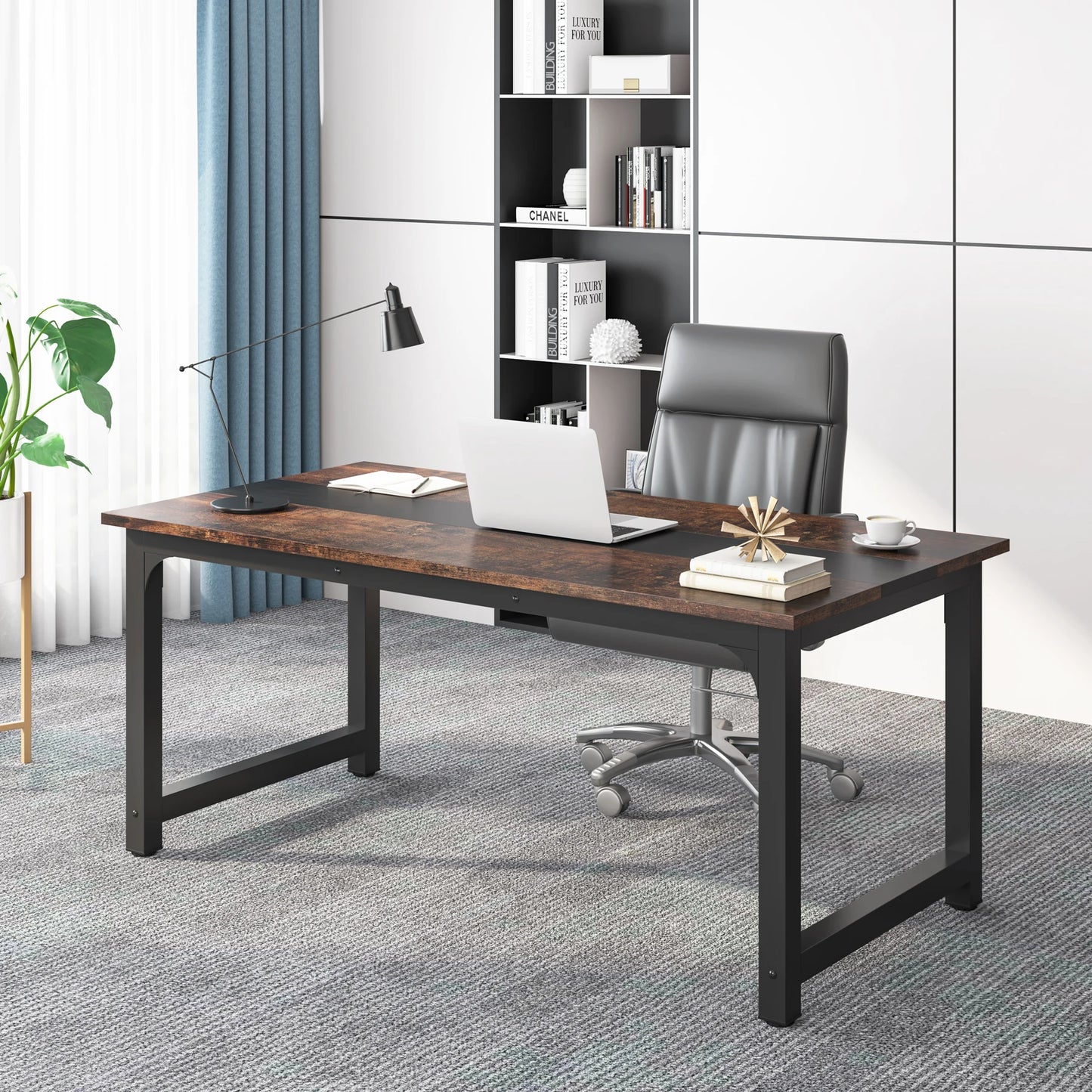 Tribesigns Large Office Desk Computer Table Workstation For Home Office