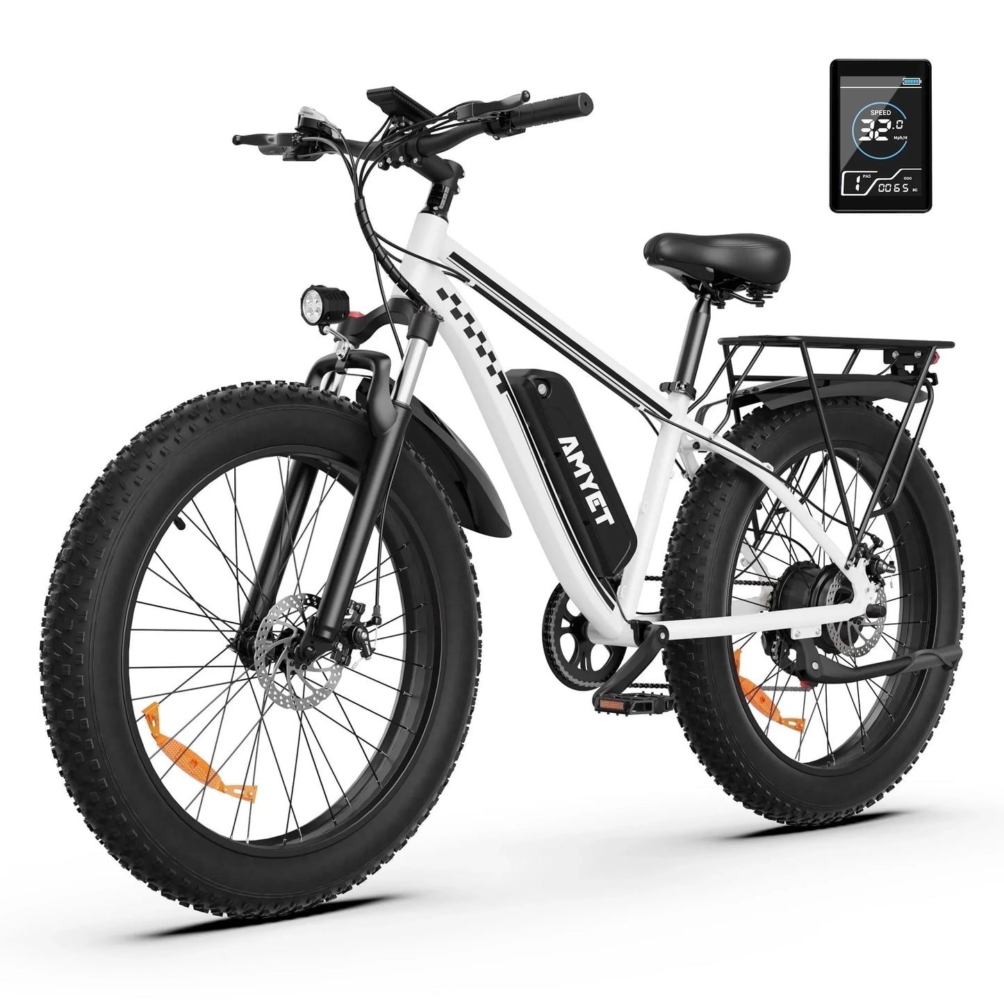 AMYET EB26 Electric Mountain Bike 1500W 48V 15Ah Fat Tire