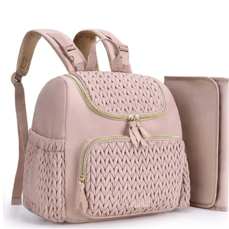 Mommy Diaper Bag Stroller Organizer With Insulated Pocket Changing Pad Travel