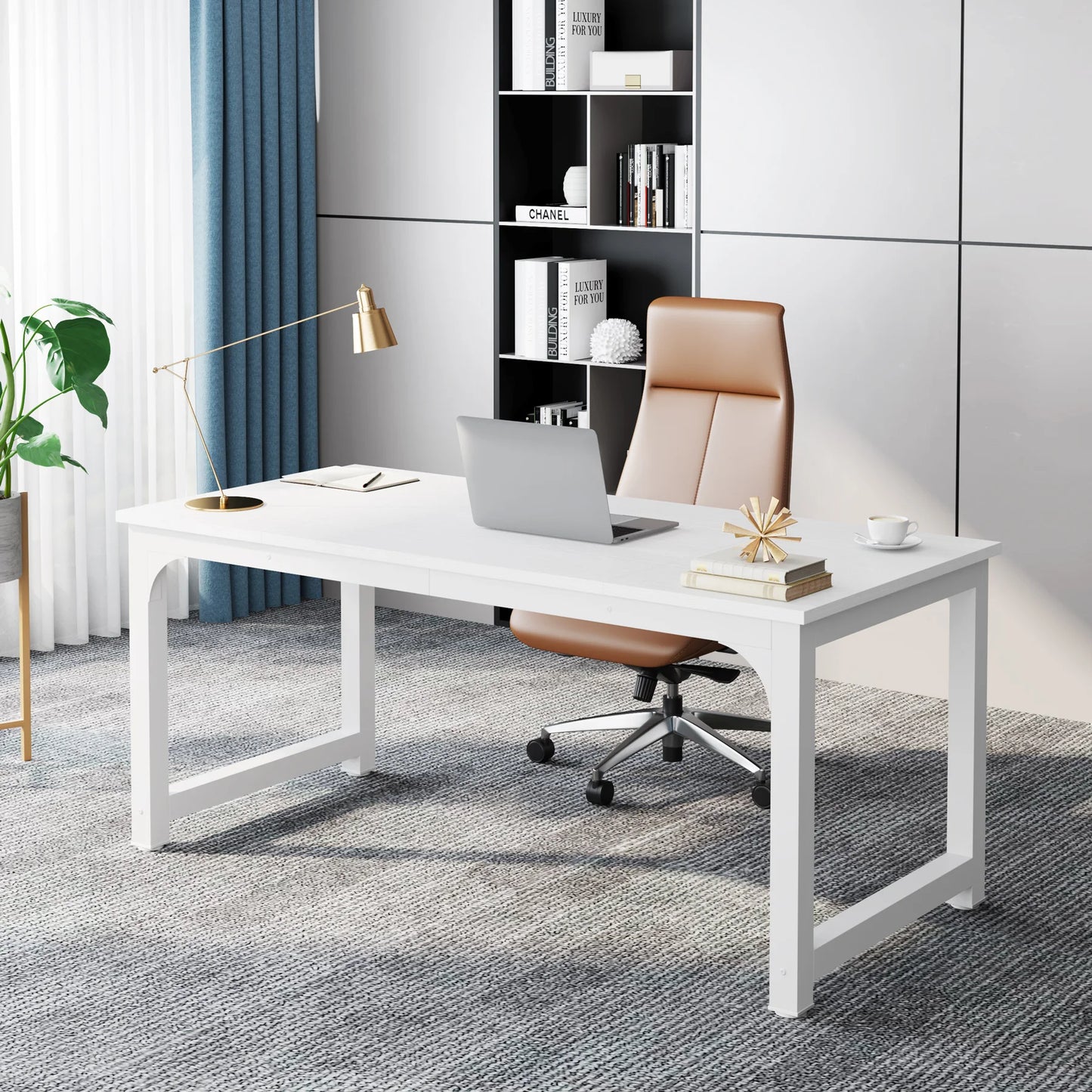 Tribesigns Large Office Desk Computer Table Workstation For Home Office