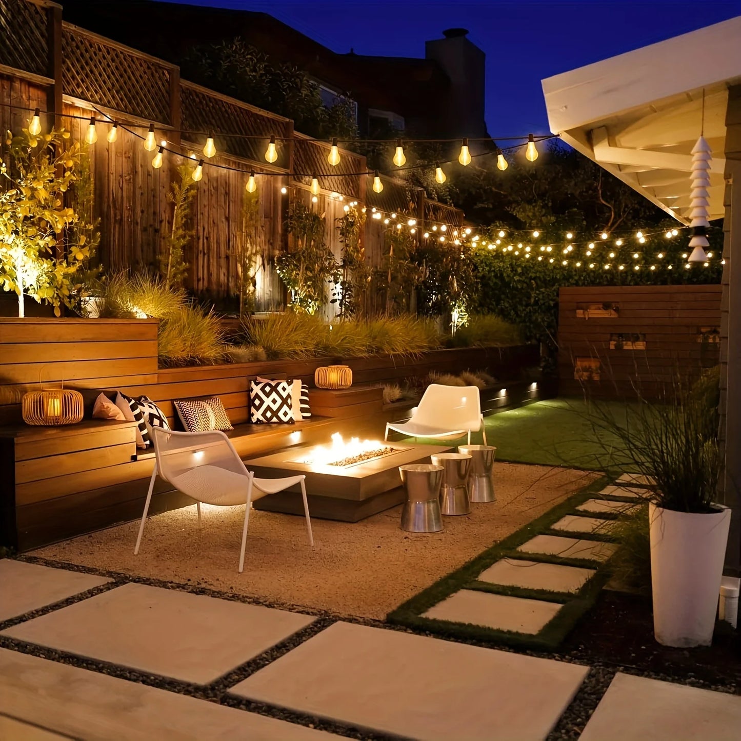 LED Outdoor String Lights ST38 Patio Lights Waterproof