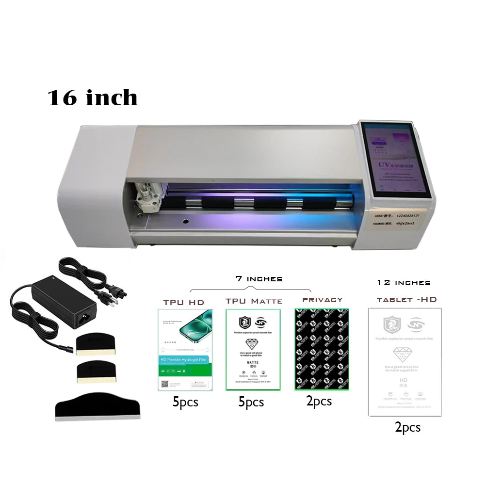 Hydrogel Film Plotter Cutter For Phone Screen Protectors