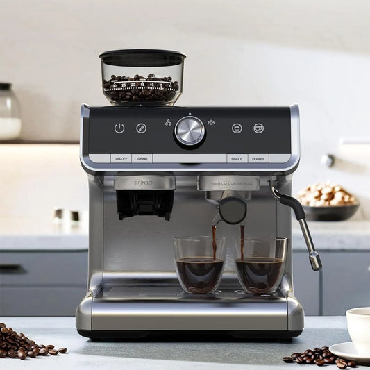 Acekool 20 Bar Semi Automatic Espresso Machine With Grinder