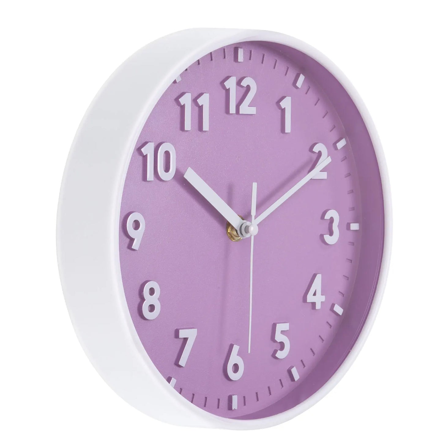 UXCELL Silent Quartz Wall Clock Battery Operated 3D Numbers