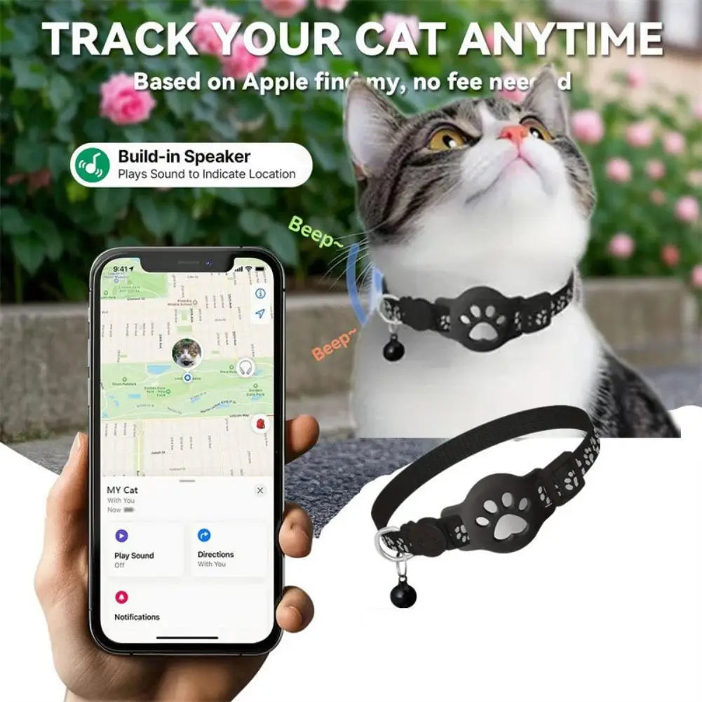 Waterproof Mini GPS Pet Collar Tracker For Cats And Puppies