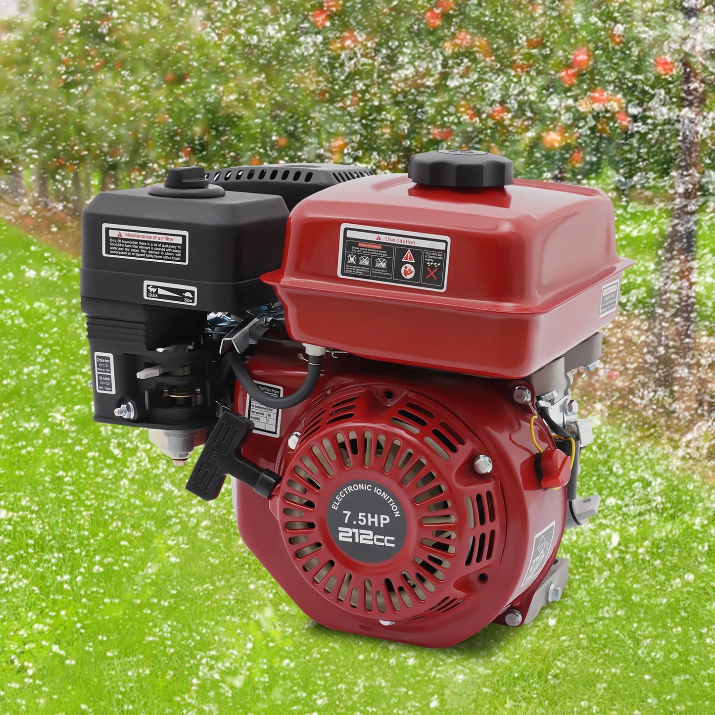 Gas Engine 7.5 HP 4 Stroke 212cc For Pumps Generators