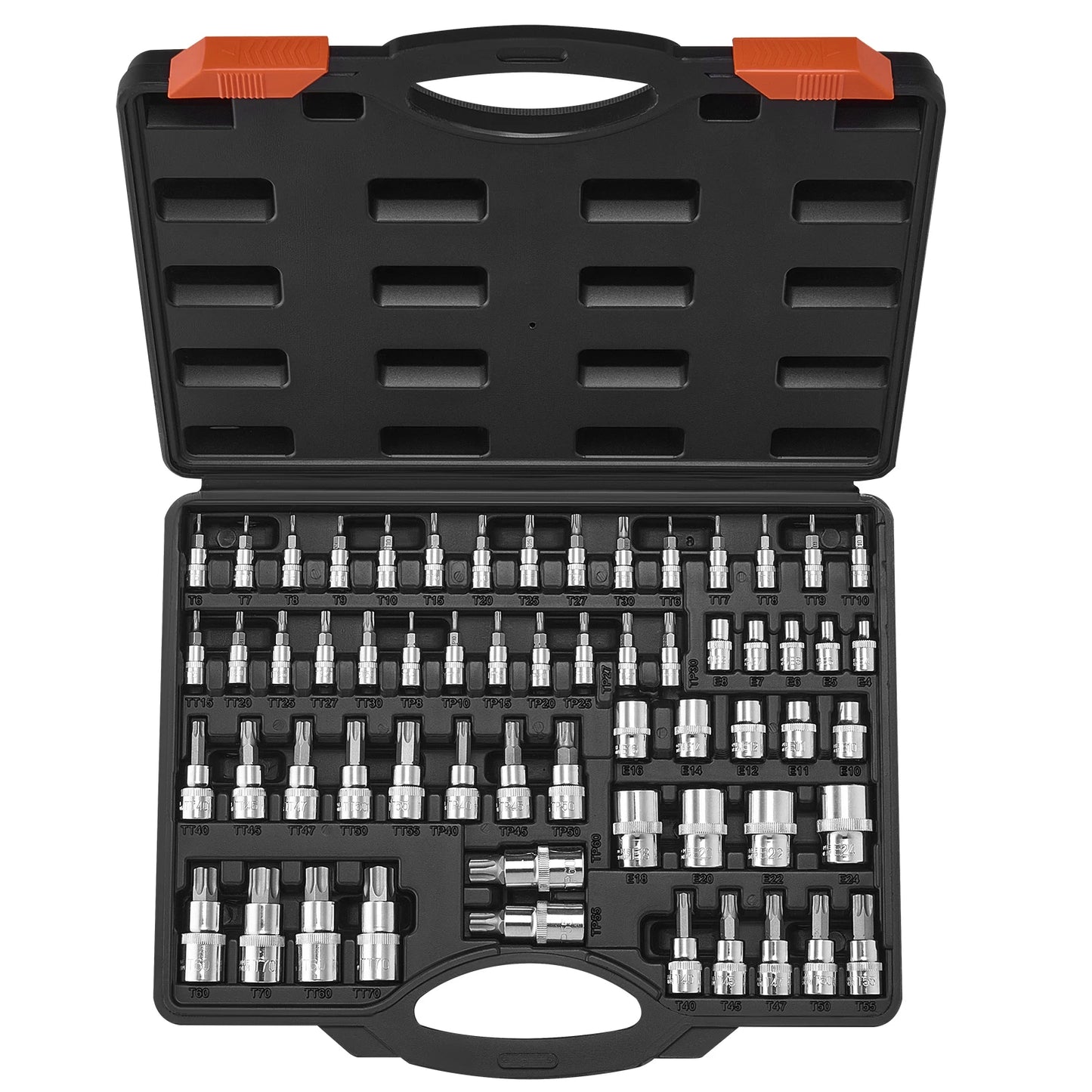 SucceBuy External Torx Socket Set 60-Piece TT6-TT70